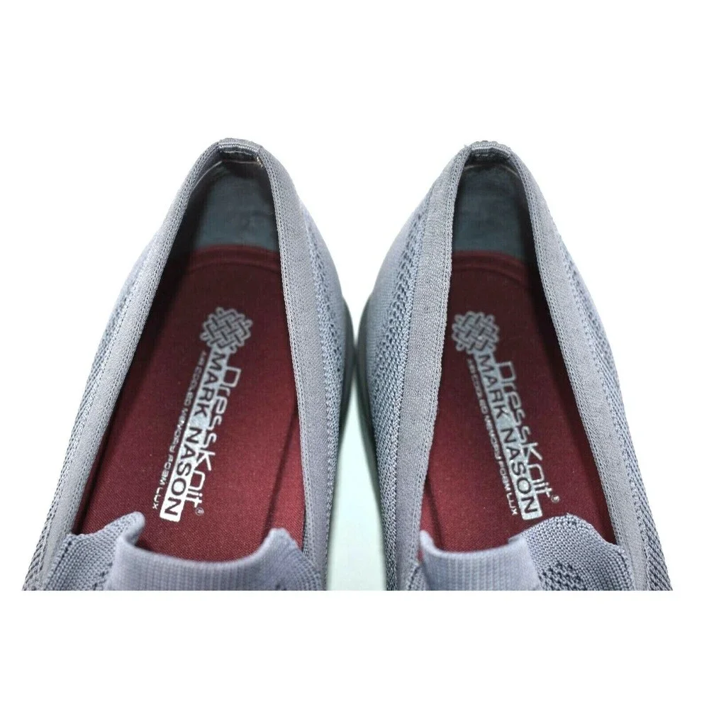 Mark Nason Men's Bayshore Charcoal Gray Dress Knit Slip-On Loafer Size 10  68243